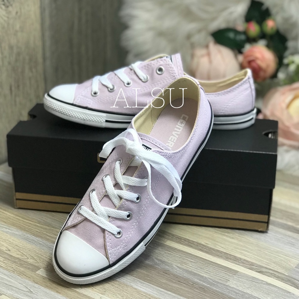 🔥SALE!🔥 Converse Dainty Low Top Purple Dusk Women's Size 6 AUTHENTIC 161300C - Picture 3 of 8